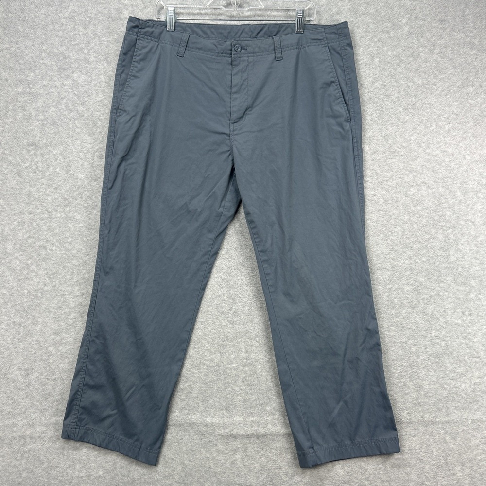 Duck Head Pants Mens 38x26* Grey Chinos Performance‎ Tech Golf Active Stretch